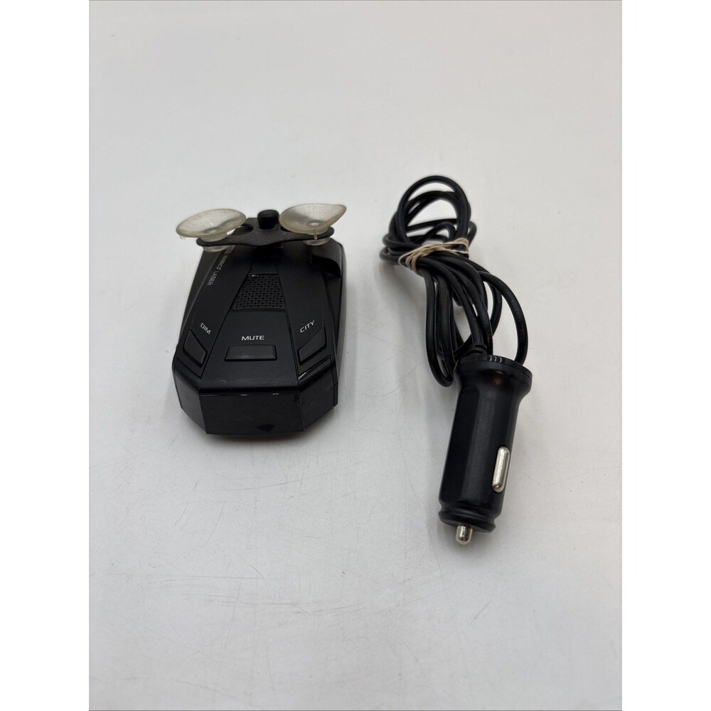 Cobra ESR755 Laser Radar Detector 12 Band 360 Coverage Power Cord & Suction Base